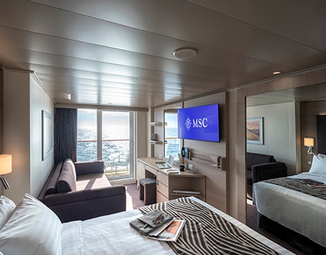Deluxe Balcony, MSC World Europa | MSC Cruises 