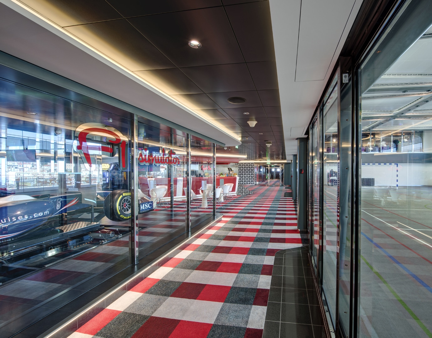 MSC Grandiosa Entertainment F1 Simulators 05