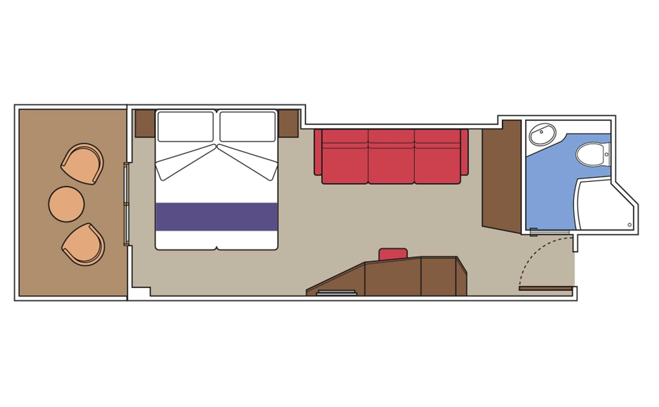MSC Meraviglia Cabin: Balcony 01 2d