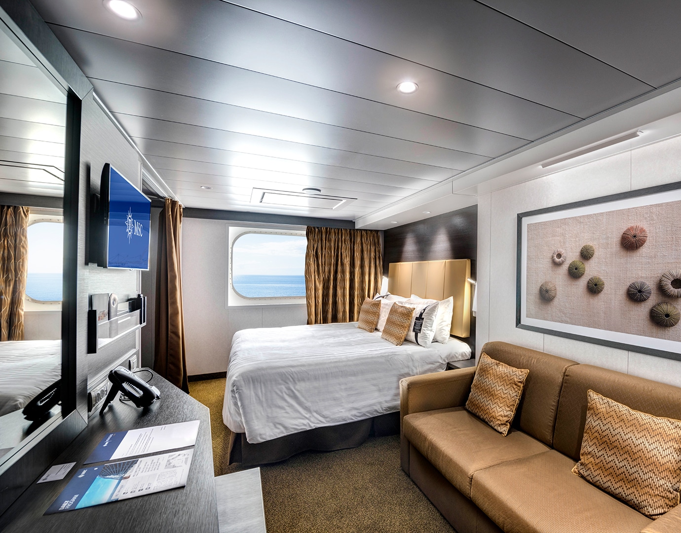 MSC Meraviglia Cabin: Ocean View 16