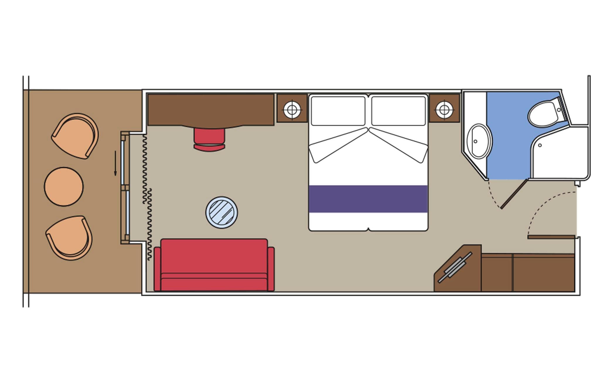 MSC Poesia Cabin: Balcony 02 2d