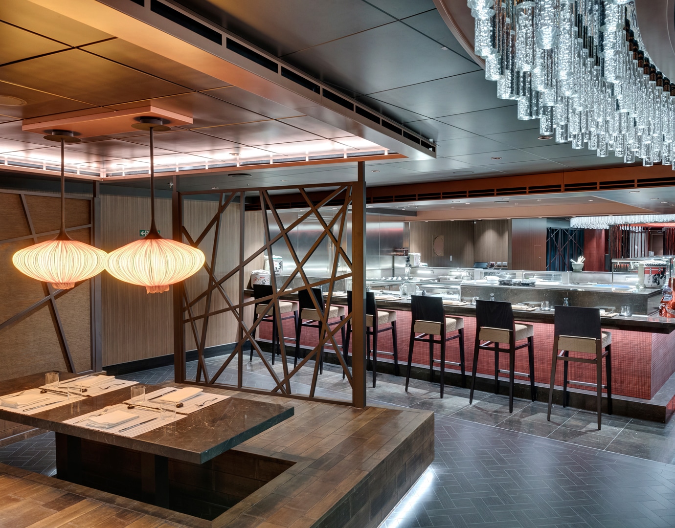 MSC Seaside Restaurant Bar Pan Asian Market Kitchen 02