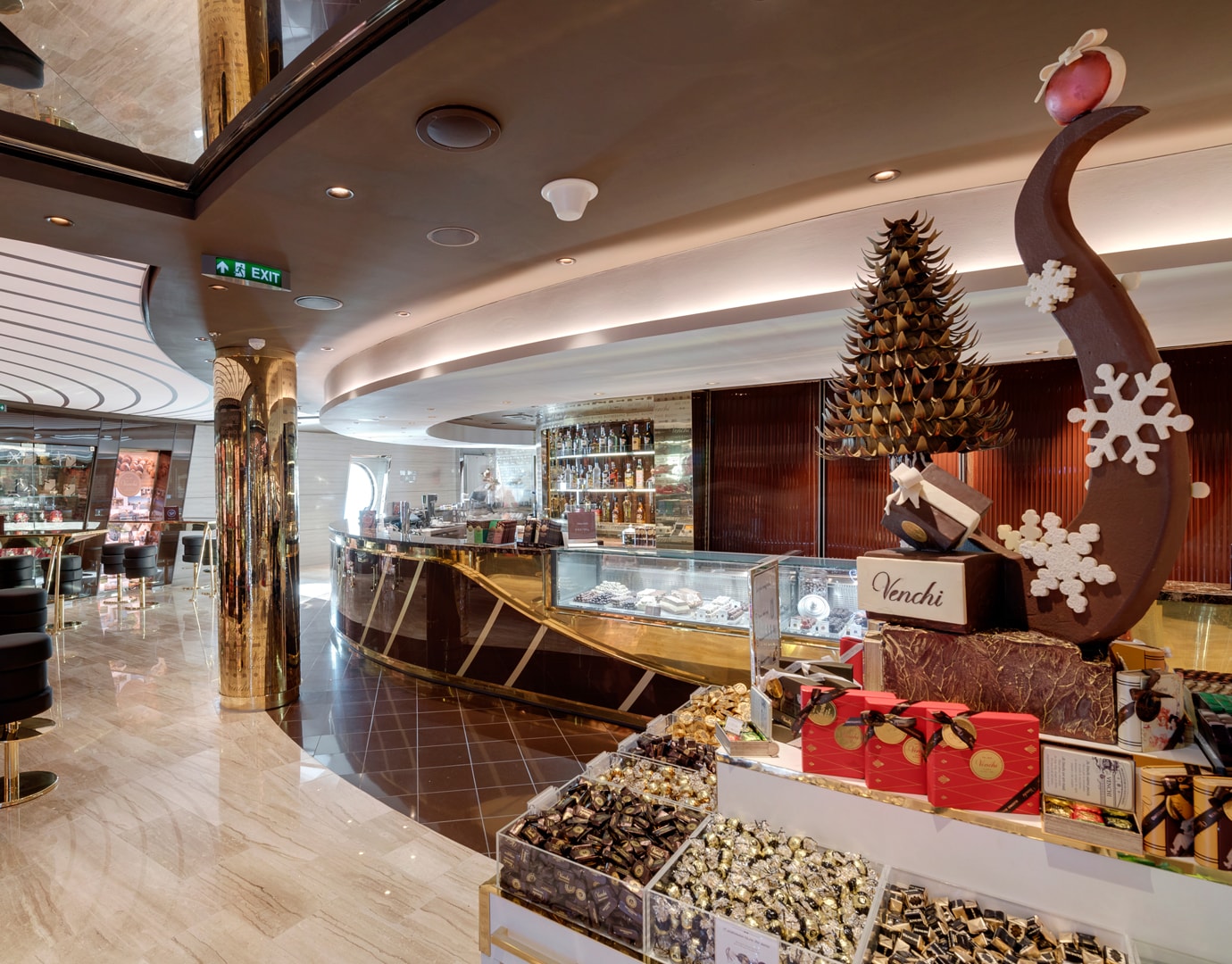 MSC Seaside Restaurant Bar Tvenchi 1878 Chocolate Bar 08