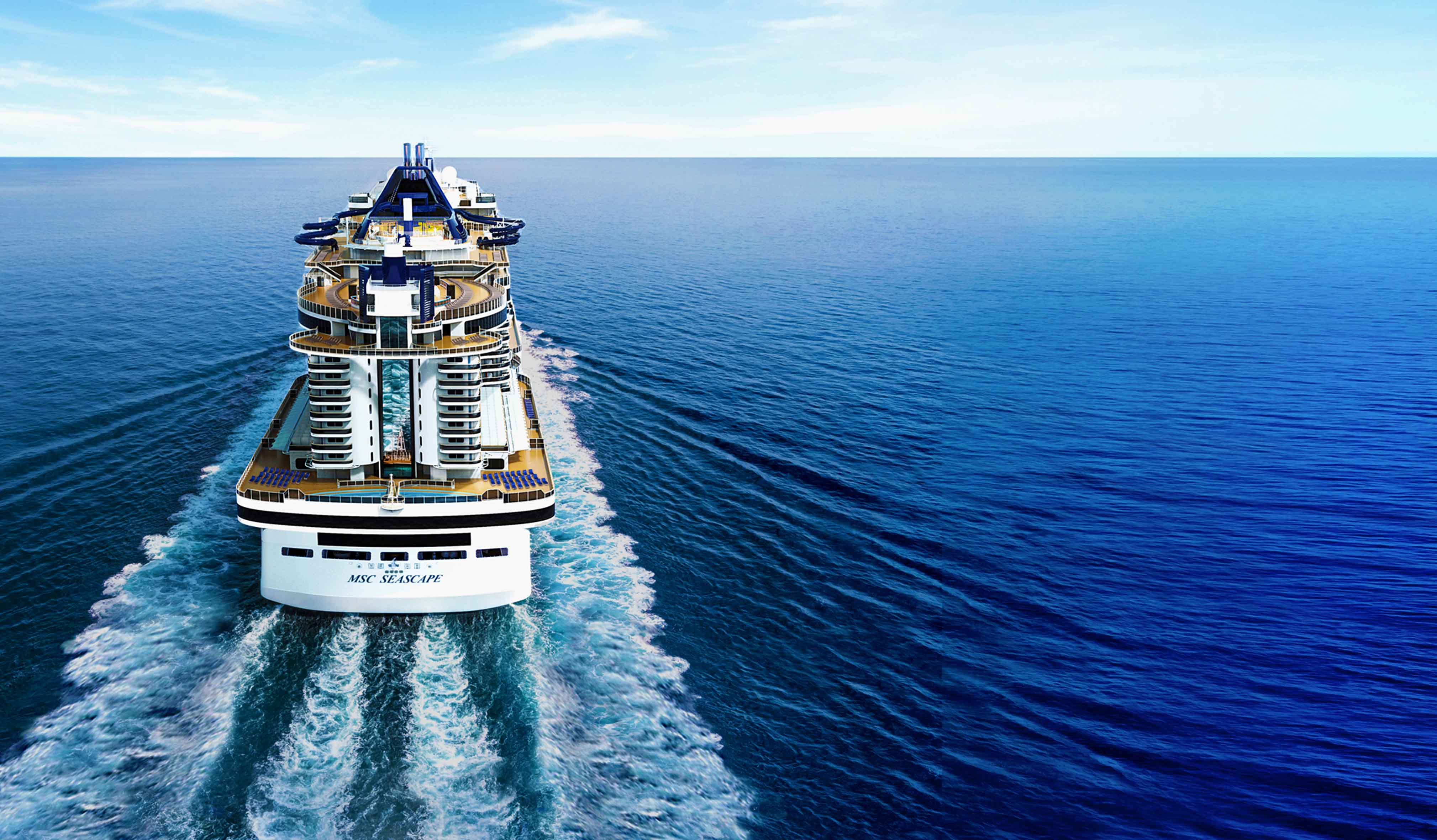 MSC Seascape cruise ship at sea MSC Seascape cruise ship at sea